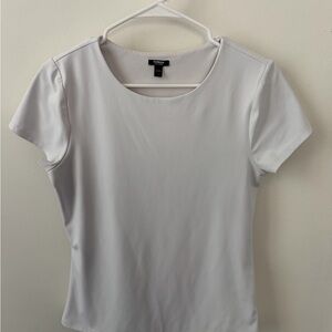 Express Classic White Short Sleeve Tee